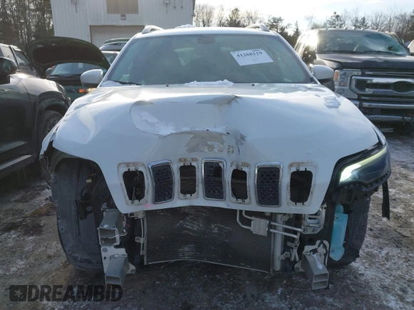 2020 Jeep Cherokee Limited with VIN 1C4PJLDB2LD535210, listed as a IAAI auction lot 41268119 with 119,918 mi miles. Bid and sale history available at carsss.com. Image 12.