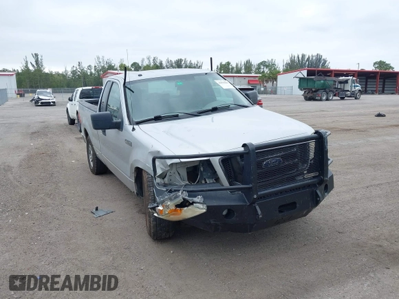 2008 Ford F-150 XL with VIN 1FTRF12W58KD87786, listed as a IAAI auction lot 42050883 with 127,688 mi miles. Bid and sale history available at carsss.com. Image 6.