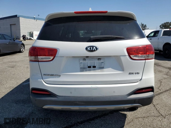 2016 Kia Sorento EX with VIN 5XYPH4A55GG001934, listed as a Copart auction lot 50178695 with 93,922 mi miles and Salvage Title. Bid and sale history available at DreamBid. Image 6.