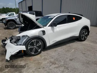 2023 Ford Mustang Mach-E Select z VIN 3FMTK1SS5PMA14734, wystawiony jako Copart lot #59740115 z przebiegiem Nie podano mil oraz Szkoda całkowita • Salvage title. Historia ofert i sprzedaży dostępna na DreamBid. Obrazek 1.