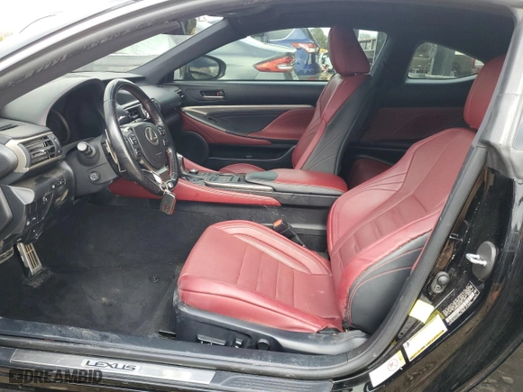 2017 Lexus RC with VIN JTHHE5BC3H5017154, listed as a Copart auction lot 85896454 with 72,410 mi miles and Salvage Title. Bid and sale history available at carsss.com. Image 7.