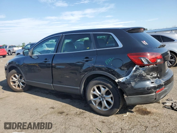 2014 Mazda CX-9 Sport with VIN JM3TB2BV6E0431971, listed as a Copart auction lot 63778635 with 136,287 mi miles and Salvage title. Bid and sale history available at DreamBid. Image 2.