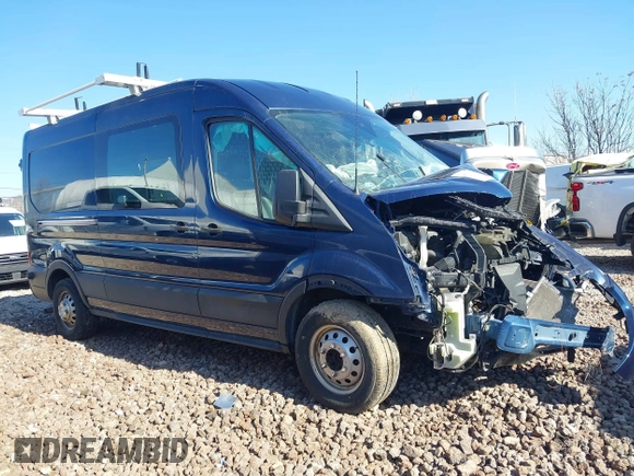 2020 Ford Transit with VIN 1FTBW9CG5LKB38291, listed as a IAAI auction lot 41660584 with 32,579 mi miles. Bid and sale history available at carsss.com. Image 14.