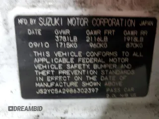 2011 Suzuki SX4 LE with VIN JS2YC5A29B6302397, listed as a Copart auction lot 82691304 with 251,382 mi miles and Salvage Title. Bid and sale history available at carsss.com. Image 14.