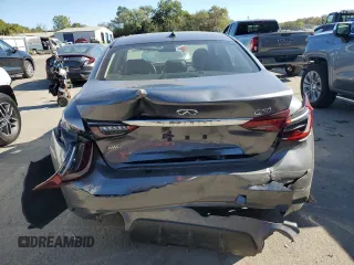 2018 Infiniti Q50 3.0t LUXE with VIN JN1EV7AR3JM431720, listed as a Copart auction lot 72119263 with 68,096 mi miles and Salvage Title. Bid and sale history available at carsss.com. Image 6.