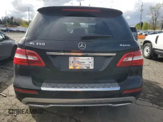 2015 Mercedes-Benz M ML 350 with VIN 4JGDA5HB3FA487968, listed as a Copart auction lot 51332315 with 121,169 mi miles and Salvage Title. Bid and sale history available at carsss.com. Image 6.
