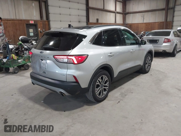 2020 Ford Escape SEL with VIN 1FMCU9H63LUA19326, listed as a IAAI auction lot 42427048 with 57,956 mi miles and . Bid and sale history available at DreamBid. Image 4.
