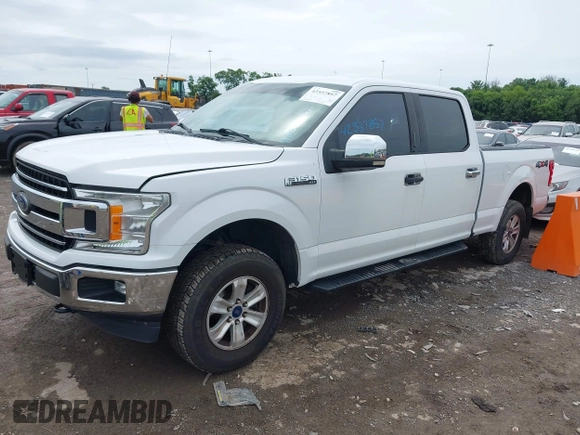 2018 Ford F-150 XL with VIN 1FTFW1E56JFA19198, listed as a IAAI auction lot 42537857 with 213,868 mi miles and . Bid and sale history available at DreamBid. Image 2.