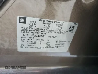 2014 GMC Sierra 1500 SLE z VIN 1GTR1UEC5EZ218808, wystawiony jako Copart lot #45159515 z przebiegiem 115 002 mil mil oraz Szkoda całkowita • Salvage title. Historia ofert i sprzedaży dostępna na DreamBid. Obrazek 14.