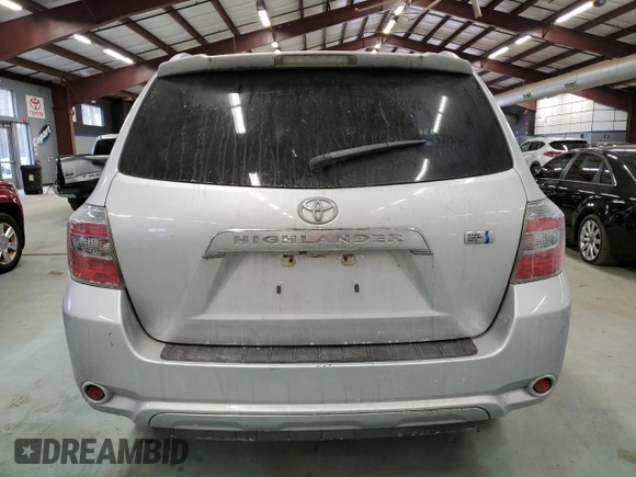 2010 Toyota Highlander Hybrid with VIN JTEBW3EH0A2045089, listed as a Copart auction lot 87720575 with 155,505 mi miles and Salvage Title. Bid and sale history available at carsss.com. Image 6.