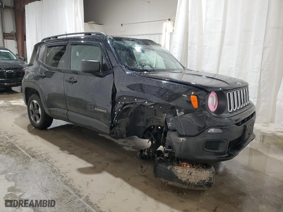 2018 Jeep Renegade Upland Edition with VIN ZACCJBAB1JPH29531, listed as a Copart auction lot 84016334 with 85,615 mi miles and Salvage Title. Bid and sale history available at carsss.com. Image 4.