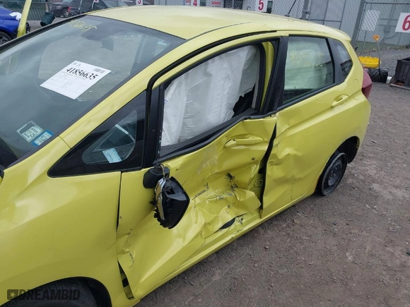 2016 Honda Fit LX with VIN JHMGK5H56GX009629, listed as a IAAI auction lot 41856635 with 104,225 mi miles. Bid and sale history available at carsss.com. Image 6.
