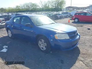 2010 Dodge Avenger SXT with VIN 1B3CC4FB6AN113414, listed as a IAAI auction lot 42050361 with 166,235 mi miles. Bid and sale history available at carsss.com. Image 1.