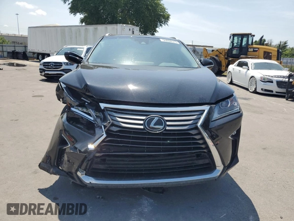 2018 Lexus RX 350L Premium with VIN JTJGZKCA4J2003555, listed as a Copart auction lot 55888515 with 61,391 mi miles and Salvage title. Bid and sale history available at DreamBid. Image 5.