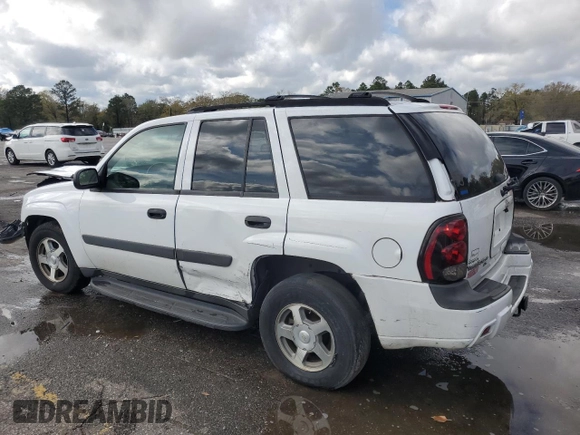 2005 Chevrolet TrailBlazer LS with VIN 1GNDS13S652324801, listed as a Copart auction lot 49913205 with 274,752 mi miles and Salvage Title. Bid and sale history available at DreamBid. Image 2.