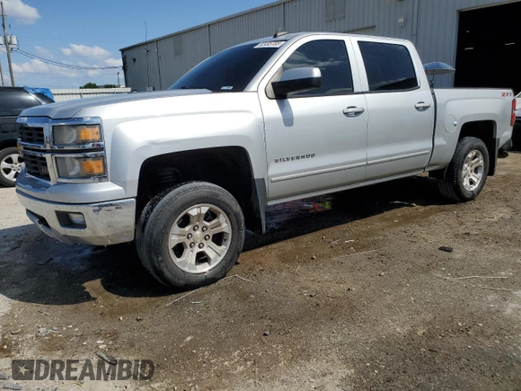2015 Chevrolet Silverado 1500 LT with VIN 3GCUKREC9FG433906, listed as a Copart auction lot 52495785 with 99,268 mi miles and Salvage Title. Bid and sale history available at DreamBid. Image 1.
