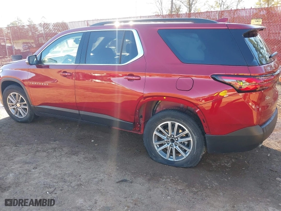 2023 Chevrolet Traverse LT Cloth with VIN 1GNERGKW1PJ145114, listed as a IAAI auction lot 41162092 with 49,563 mi miles. Bid and sale history available at carsss.com. Image 3.