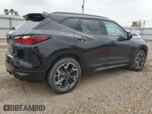 2020 Chevrolet Blazer RS with VIN 3GNKBERS2LS710607, listed as a Copart auction lot 51302345 with 42,587 mi miles and Salvage title. Bid and sale history available at DreamBid. Image 3.