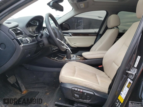 2017 BMW X4 xDrive28i with VIN 5UXXW3C33H0T79817, listed as a Copart auction lot 78091163 with 109,561 mi miles. Bid and sale history available at carsss.com. Image 7.