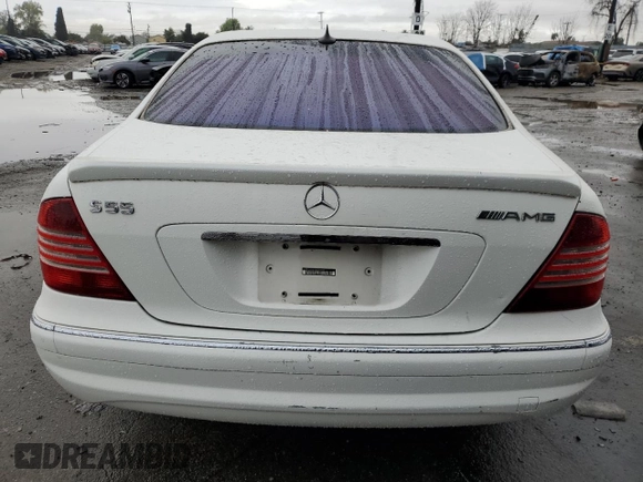 2002 Mercedes-Benz S 430 with VIN WDBNG70J02A283448, listed as a Copart auction lot 43370985 with 141,798 mi miles and Salvage title. Bid and sale history available at DreamBid. Image 6.