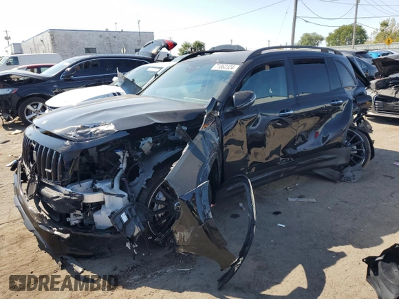 2021 Mercedes-Benz GLB with VIN W1N4M5BBXMW146290, listed as a Copart auction lot 71862324 with 38,637 mi miles and Salvage Title. Bid and sale history available at carsss.com. Image 1.