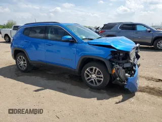 2020 Jeep Compass North z VIN 3C4NJDBB9LT255410, wystawiony jako Copart lot #56552915 z przebiegiem 38 959 mil mil oraz Szkoda całkowita • Salvage title. Historia ofert i sprzedaży dostępna na DreamBid. Obrazek 4.