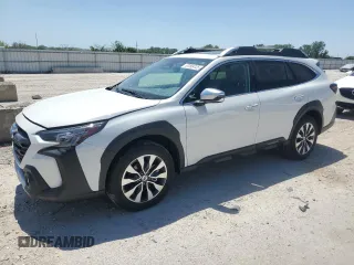 2023 Subaru Outback Touring with VIN 4S4BTAPC7P3102213, listed as a Copart auction lot 57099725 with 12,168 mi miles and Salvage title. Bid and sale history available at DreamBid. Image 1.