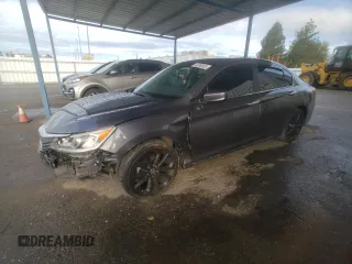 2017 Honda Accord Sedan LX with VIN 1HGCR2F32HA104495, listed as a Copart auction lot 48399905 with 103,659 mi miles and Salvage Title. Bid and sale history available at carsss.com. Image 1.