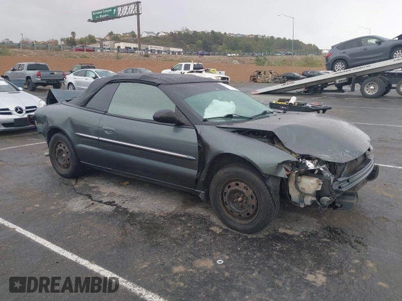 2002 Chrysler Sebring with VIN 1C3EL45R52N247505, listed as a IAAI auction lot 41813252 with 160,741 mi miles and . Bid and sale history available at DreamBid. Image 1.