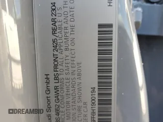 2017 Audi RS 3 z VIN WUABWGFF6H1900194, wystawiony jako Copart lot #70787422 z przebiegiem 29 615 mil mil oraz . Historia ofert i sprzedaży dostępna na DreamBid. Obrazek 12.