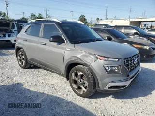 2022 Hyundai Venue Limited with VIN KMHRC8A34NU199880, listed as a Copart auction lot 51488605 with 41,337 mi miles and Salvage Title. Bid and sale history available at DreamBid. Image 4.