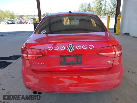 2015 Volkswagen Jetta Sedan 1.8T SE with VIN 3VWD17AJ3FM284712, listed as a IAAI auction lot 42052882 with 140,088 mi miles. Bid and sale history available at carsss.com. Image 16.