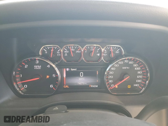 2016 GMC Sierra 1500 with VIN 3GTU1NEC3GG218356, listed as a Copart auction lot 80735854 with 74,070 mi miles and Salvage Title. Bid and sale history available at DreamBid. Image 9.