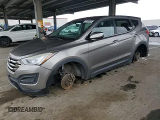 2016 Hyundai Santa Fe z VIN 5XYZTDLB1GG361681, wystawiony jako Copart lot #51320625 z przebiegiem 104 380 mil mil oraz Szkoda całkowita • Salvage title. Historia ofert i sprzedaży dostępna na DreamBid. Obrazek 1.