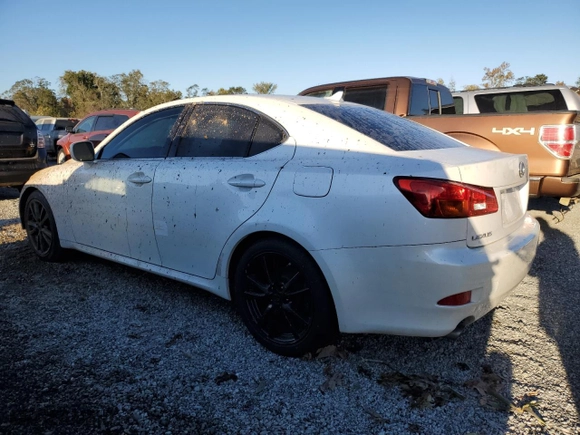 2008 Lexus IS 250 with VIN JTHBK262085060512, listed as a Copart auction lot 75009794 with 244,145 mi miles and Salvage Title. Bid and sale history available at carsss.com. Image 2.