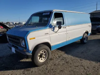 1978 Ford Econoline Cargo with VIN E14BHCE0524, listed as a Copart auction lot 42554935 with 63,728 mi miles and Clean Title. Bid and sale history available at DreamBid. Image 1.