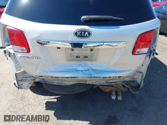 2013 Kia Sorento LX with VIN 5XYKT4A6XDG356336, listed as a IAAI auction lot 42503679 with 236,752 mi miles and . Bid and sale history available at DreamBid. Image 6.