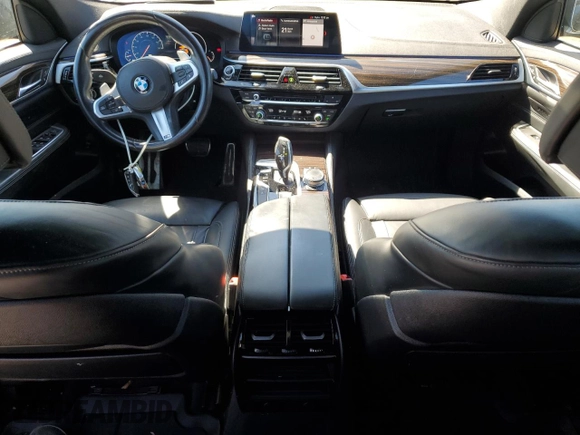 2019 BMW 6 Series 640i xDrive with VIN WBAJV6C56KBK08937, listed as a Copart auction lot 50201275 with 9,000 mi miles and Salvage Title. Bid and sale history available at carsss.com. Image 8.