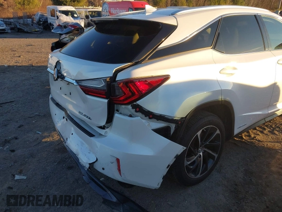 2017 Lexus RX with VIN 2T2BGMCA0HC017832, listed as a IAAI auction lot 40936486 with 124,523 mi miles. Bid and sale history available at carsss.com. Image 6.