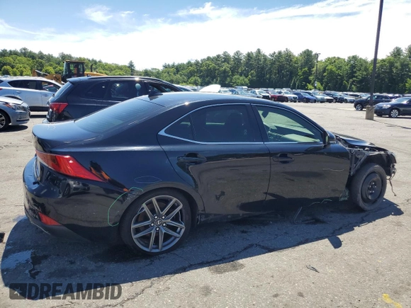 2017 Lexus IS 350 with VIN JTHCE1D22H5014429, listed as a Copart auction lot 59212324 with 78,267 mi miles and Salvage title. Bid and sale history available at DreamBid. Image 3.