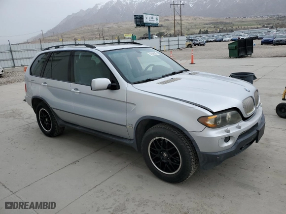2004 BMW X5 4.4i with VIN 5UXFB53514LV04620, listed as a Copart auction lot 51008225 with 96,077 mi miles and Clean Title. Bid and sale history available at carsss.com. Image 4.