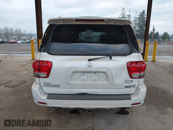 2005 Toyota Sequoia Limited with VIN 5TDZT38A25S263835, listed as a IAAI auction lot 41412563 with 284,551 mi miles and . Bid and sale history available at DreamBid. Image 17.