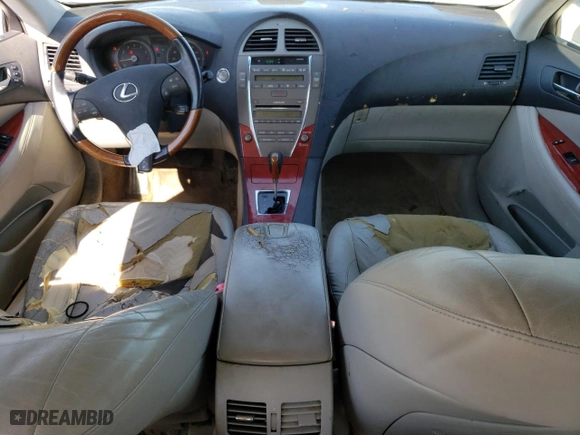 2008 Lexus ES 350 with VIN JTHBJ46G182201485, listed as a Copart auction lot 53279485 with 201,889 mi miles and Clean Title. Bid and sale history available at carsss.com. Image 10.