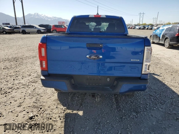 2020 Ford Ranger XL with VIN 1FTER4EH6LLA36361, listed as a Copart auction lot 52918685 with 76,344 mi miles and Salvage title. Bid and sale history available at DreamBid. Image 6.