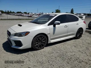 2018 Subaru WRX STI with VIN JF1VA2M6XJ9829268, listed as a Copart auction lot 59549355 with 55,819 mi miles and Salvage title. Bid and sale history available at DreamBid. Image 1.
