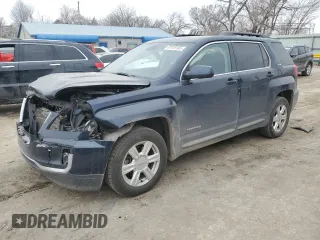 2016 GMC Terrain SLE with VIN 2GKALNEK6G6314826, listed as a Copart auction lot 47318165 with 124,745 mi miles and Salvage Title. Bid and sale history available at carsss.com. Image 1.