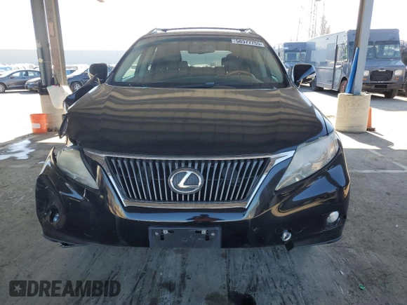 2010 Lexus RX 350 with VIN JTJZK1BA4A2000728, listed as a Copart auction lot 50377755 with 181,137 mi miles and Salvage title. Bid and sale history available at DreamBid. Image 5.