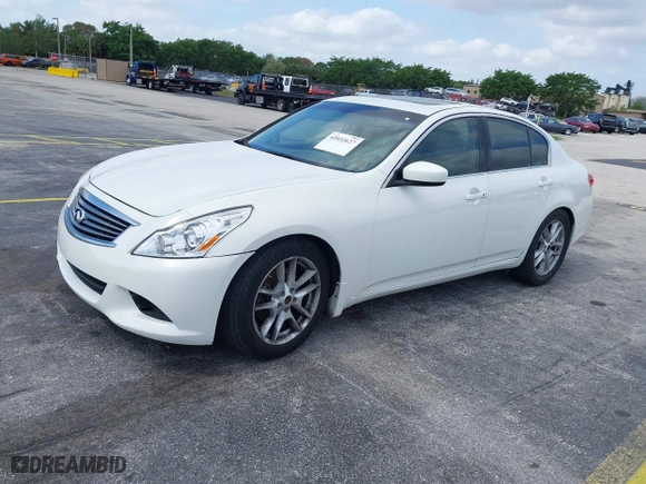 2010 Infiniti G37 Sedan x with VIN JN1CV6AR4AM459415, listed as a IAAI auction lot 42032627 with 216,776 mi miles. Bid and sale history available at carsss.com. Image 2.