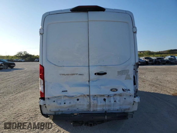 2020 Ford Transit Cargo with VIN 1FTBR2C88LKA00915, listed as a Copart auction lot 83952214 with 103,307 mi miles and Salvage Title. Bid and sale history available at carsss.com. Image 6.