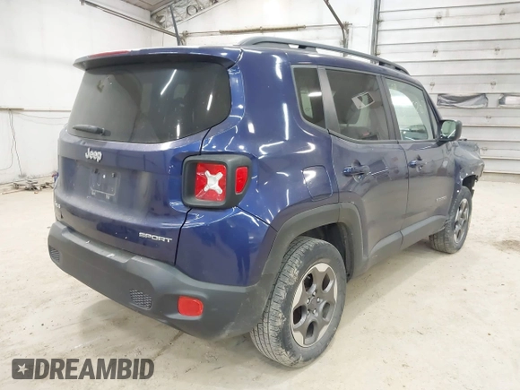 2017 Jeep Renegade Sport z VIN ZACCJBAB6HPE45127, wystawiony jako IAAI lot #42495207 z przebiegiem 103 991 mil mil oraz . Historia ofert i sprzedaży dostępna na DreamBid. Obrazek 4.